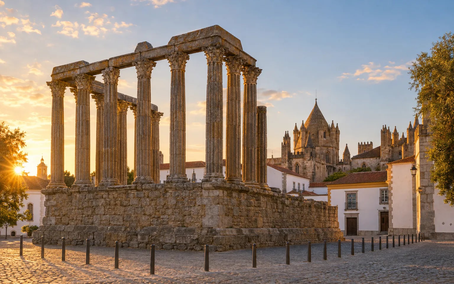 Full Day Evora: The Roman Temple within Évora's historic centre