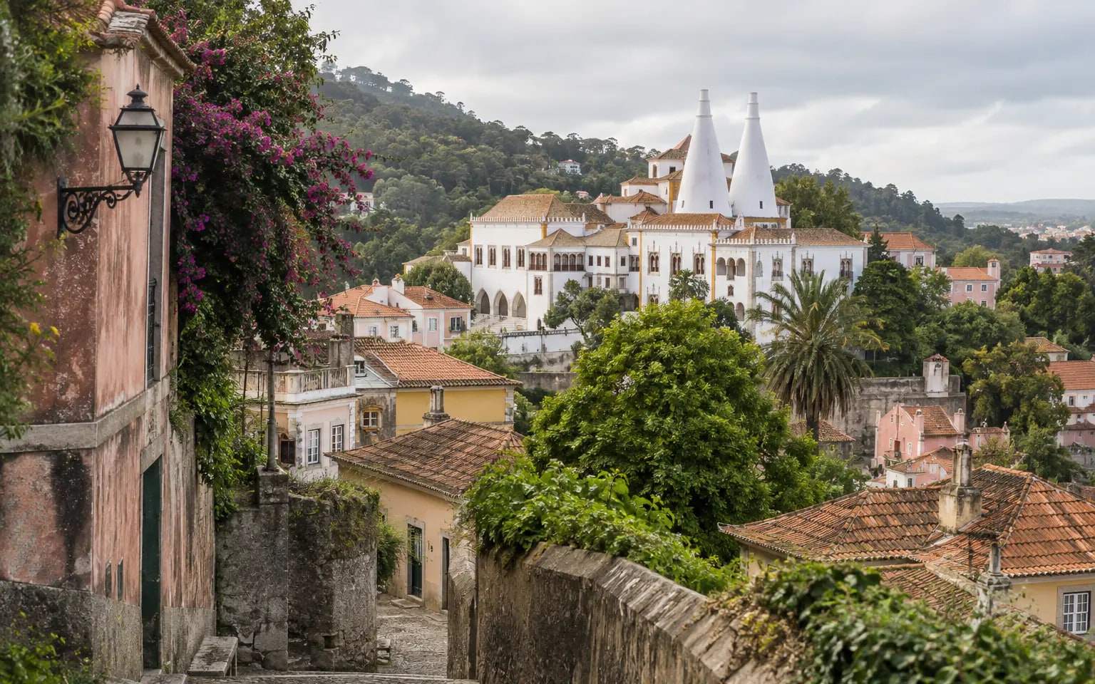 Half Day Sintra: Sintra village and the National Palace chimneys